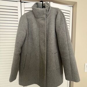 Grey J Crew Peacoat